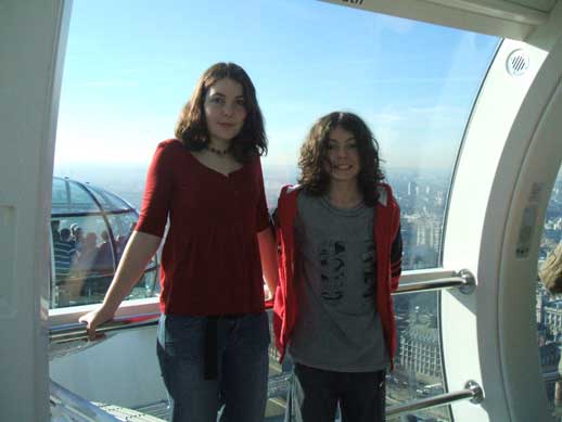 Kids on London Eye