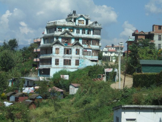 Houses on the outskirts of Kathmandu