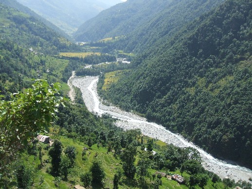 Views from above the river