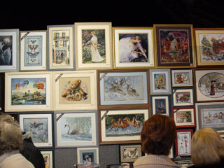 Completed cross stitch kits