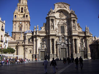 murcia The cathedral at Murcia