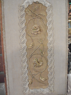 A goldwork panel 