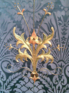 Image from an altar frontal at Sheffield Cathdral