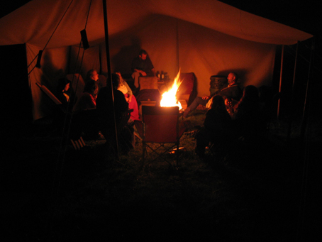 The campfire