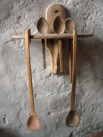 I love the attention to detail like this display of spoons