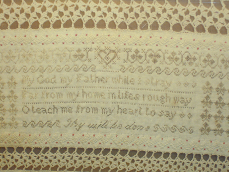 Detail of the sampler