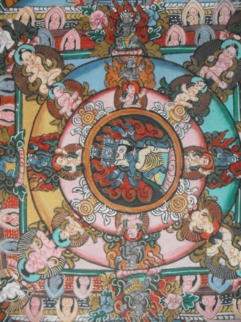 Detail of the painting