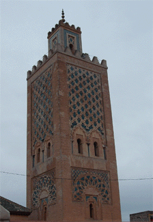 Marrakesh Saadian minaret