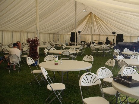Glamping - Tribfest tent