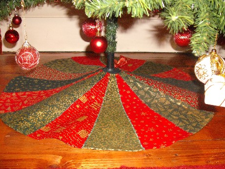 Tree skirt finished Tree skirt finished