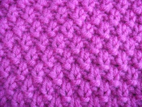 Moss stitch handwarmers 2