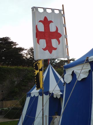 Caldicot - camp - Clive's tent