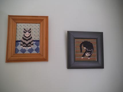 Needlepoint cats 1
