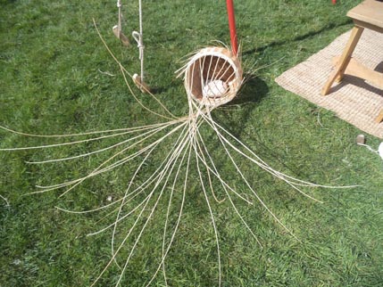 Harewood basket weaving