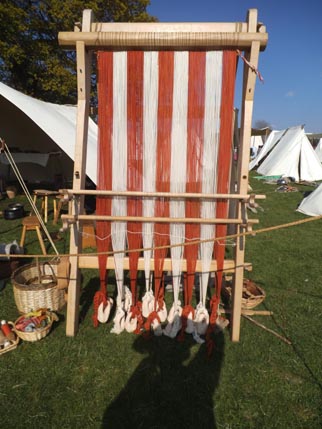 Harewood loom weaving