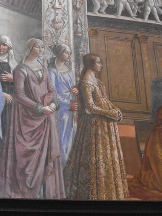 SC Fresco - gown detail