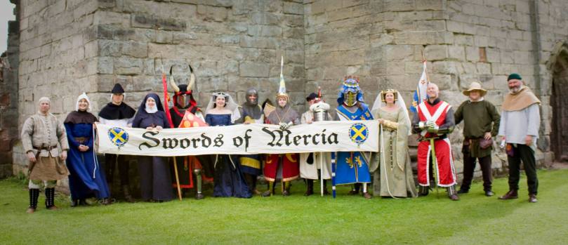 Group at Ashby - with banner