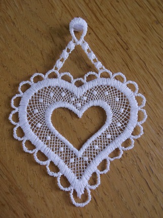 Bavarian needlework - heart