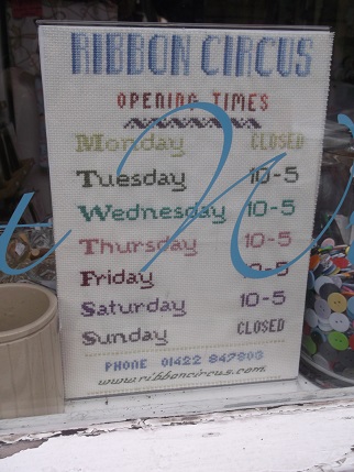 Hebden Bridge - sewing shop 2