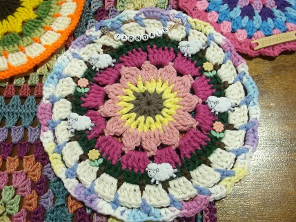 Yarndale 11 - mandala close up