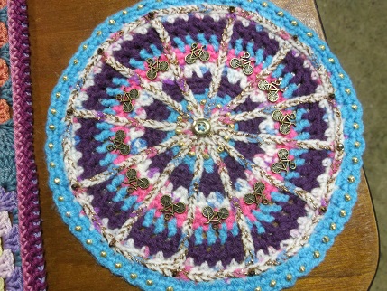 Yarndale 12 mandala close up