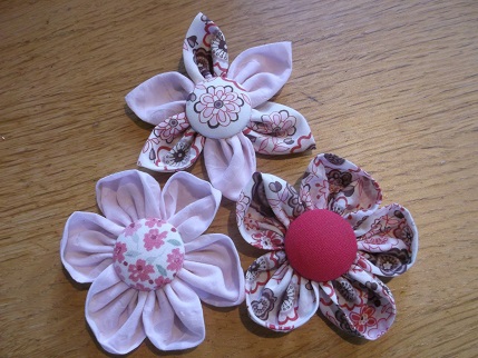 Fabric flowers 
