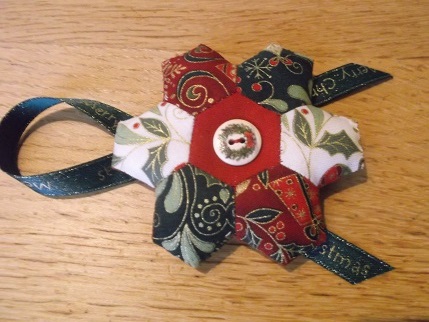 Sewing day Nov - hexi ornie