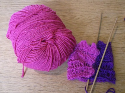 Knitting April 2015 - Debbie Bliss wool