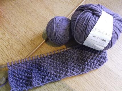 Knitting April 2015 - rowan cowl