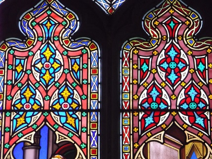 Calke - stained glass