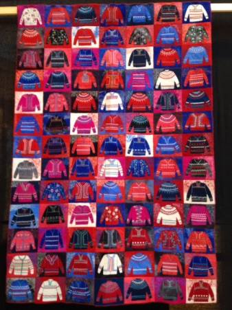 Quilt show - jumpers quilt