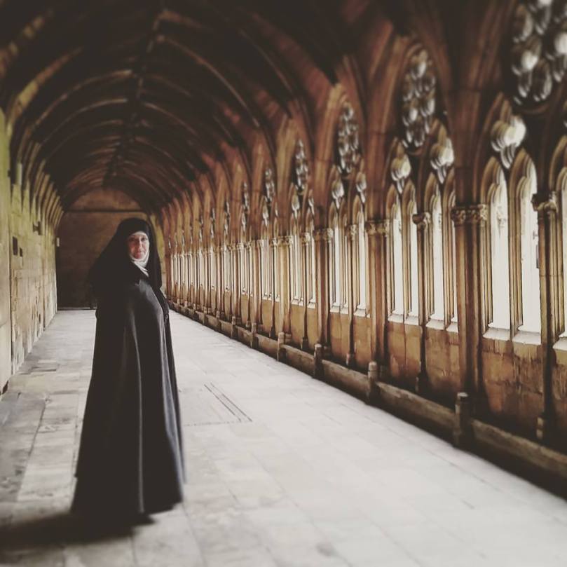 Alison at Lincoln Cathedral