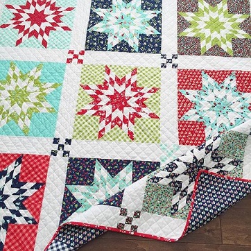 Vintage picnic quilt pattern 1