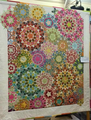 Millefiori quilt rainbow