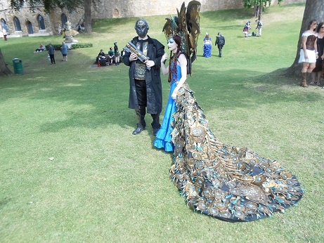 Steam Punk 2016 Peacock dress 1