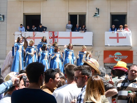 Spain Alcoy 5 - princesses on float