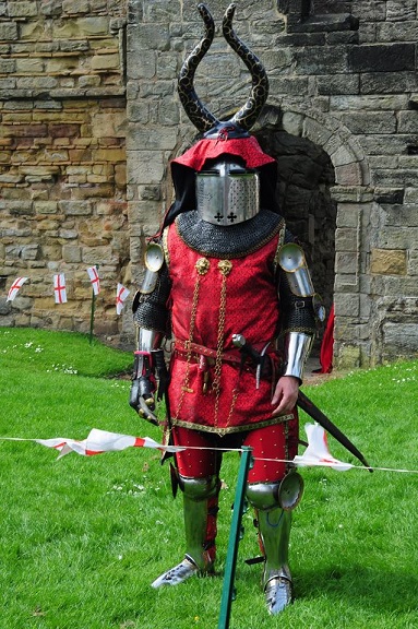 Ashby Luke in full armour - small