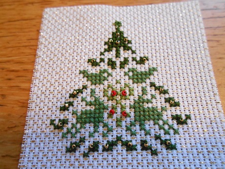 Nov - Xmas stitching 4