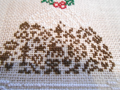 Plum Pudding Cross Stitch 2