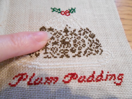 Plum Pudding Cross Stitch 3
