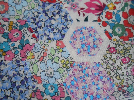 Liberty hexagon fabric 1
