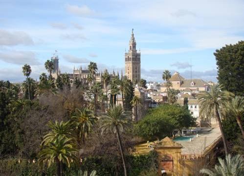 Seville trip hotel-alcazar-view