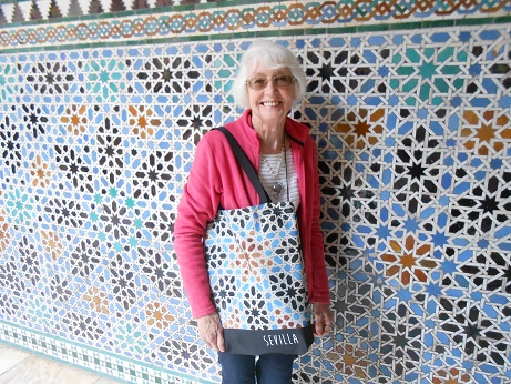 Seville Alcazar Mum and bag