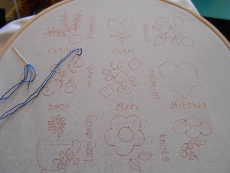 Elefantz embroidery sampler 1