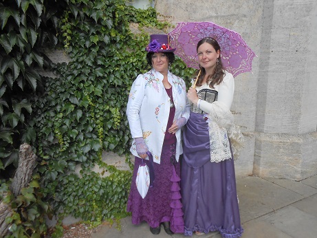 Steampunk event Alison and Ellie 1jpg