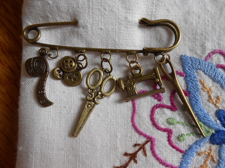 Steampunk linen bag 2