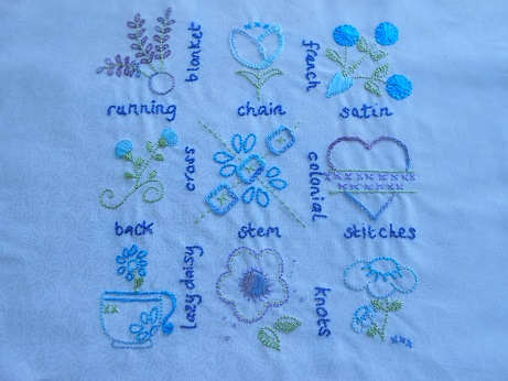 Jenny embroidery stitching 1