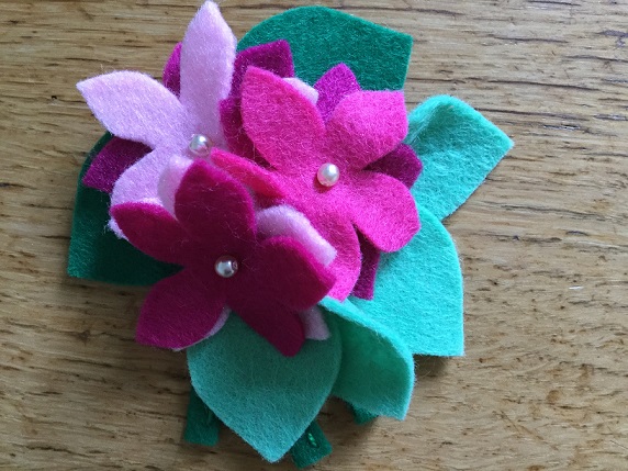 MDaM felt flowers 2