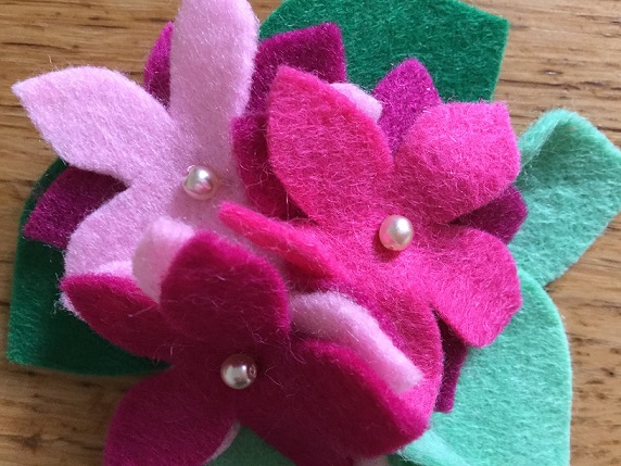 MDaM felt flowers 3