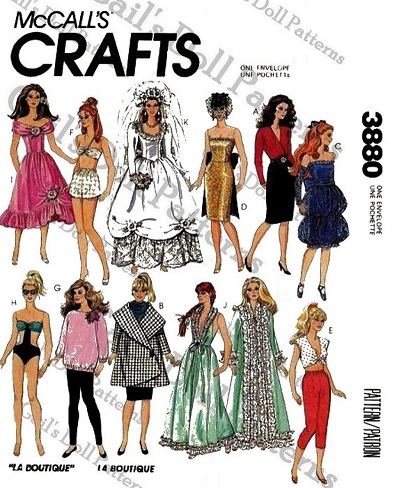 Barbie dress pattern